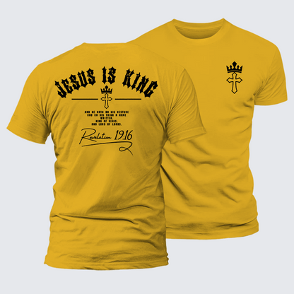 Luxe Mercerized Cotton Tee - Jesus Is King
