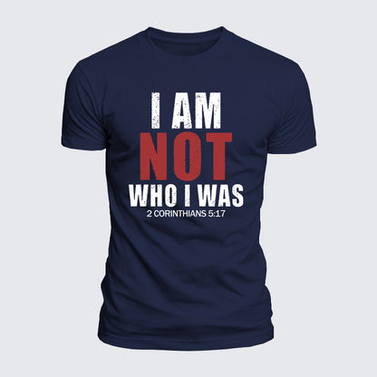 Luxe Mercerized Cotton Tee - I Am Not Who I Was