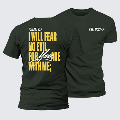 Luxe Mercerized Cotton Tee - Fear No Evil