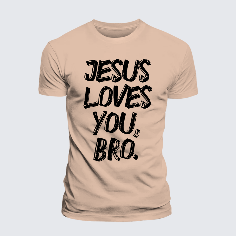 Luxe Mercerized Cotton Tee - Jesus Loves Bro