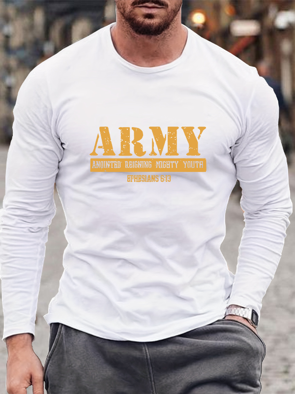 ARMY Ephesians 6:13 Long Sleeve T-Shirt