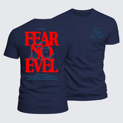 Luxe Mercerized Cotton Tee - Fear No Evil