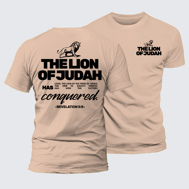 Luxe Mercerized Cotton Tee - The Lion Of Judah