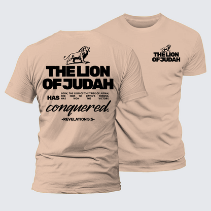 Luxe Mercerized Cotton Tee - The Lion Of Judah
