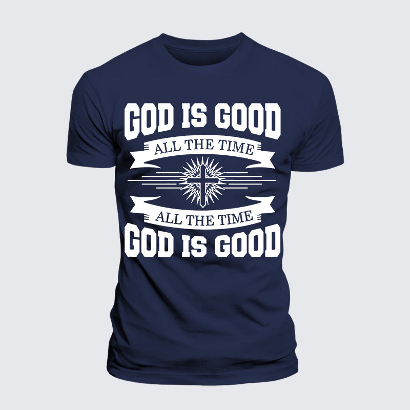 Luxe Mercerized Cotton Tee - God Is Good All The Time