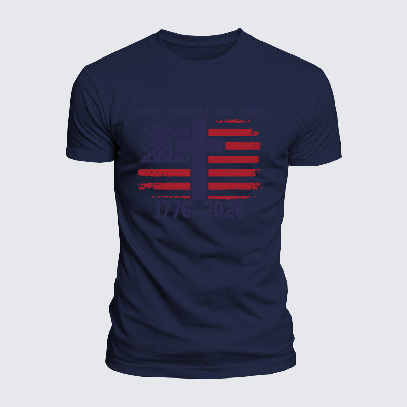 Luxe Mercerized Cotton Tee - Faith Freedom
