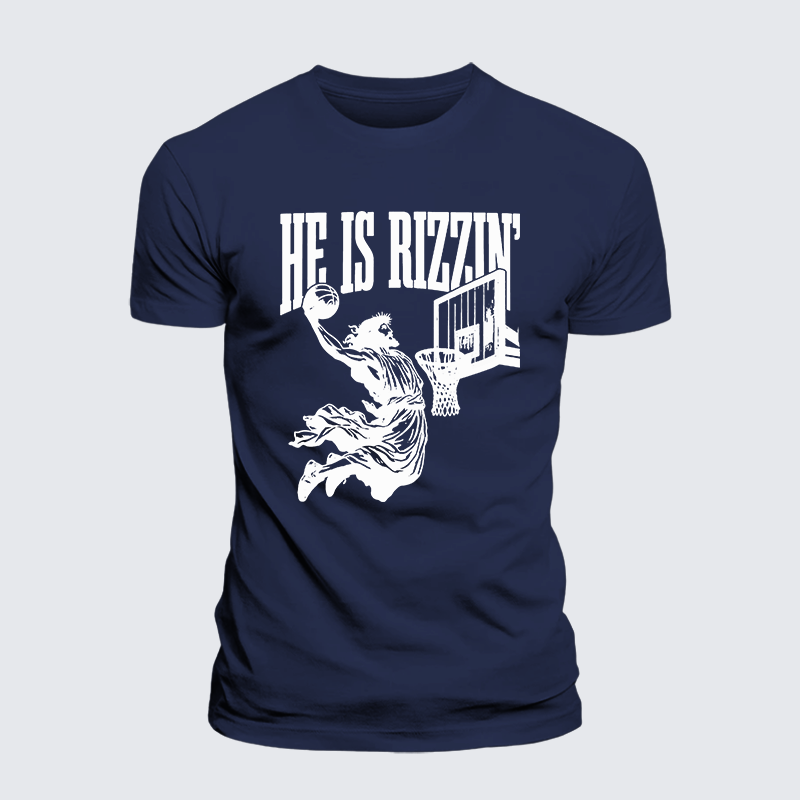 Luxe Mercerized Cotton Tee - He Is Rizzin