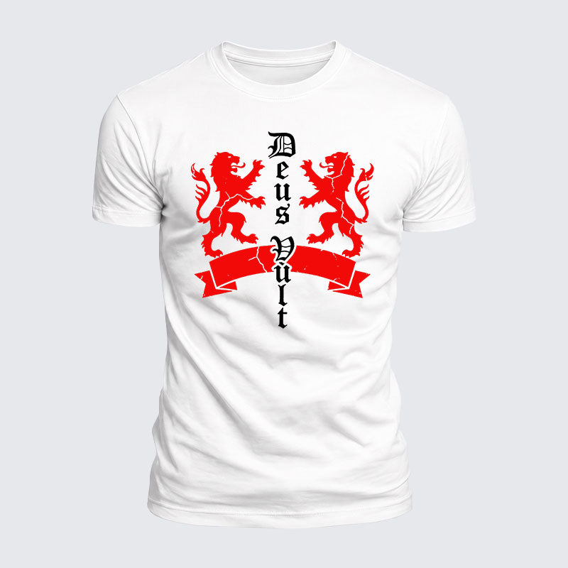 Luxe Mercerized Cotton Tee - Deus Vult