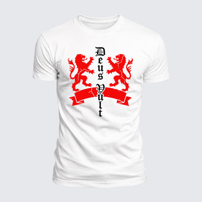 Luxe Mercerized Cotton Tee - Deus Vult