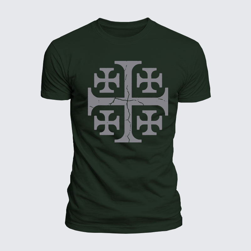 Luxe Mercerized Cotton Tee - Deus Vult