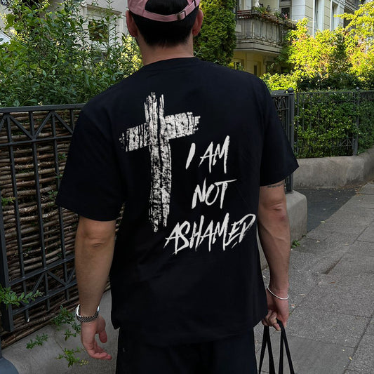 I Am Not Ashamed Printed Men's T-shirt