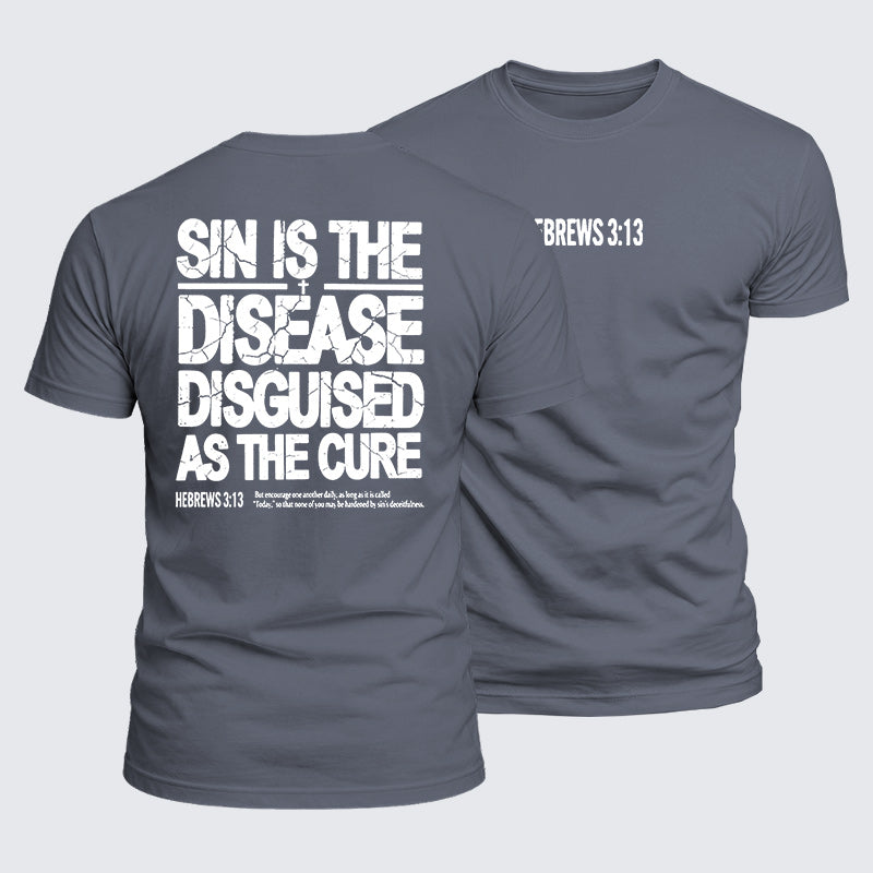 Luxe Mercerized Cotton Tee - Sin Is The Disease
