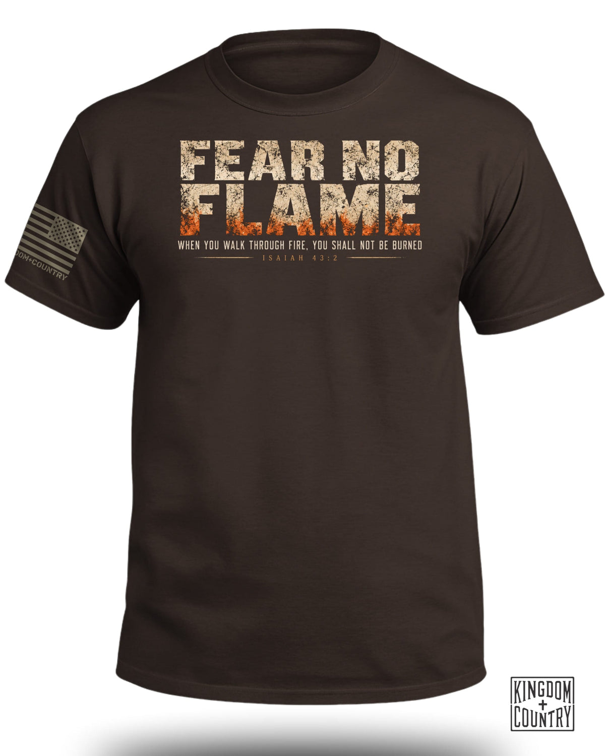 Fear No Flame Isaiah 43:2 T-Shirt