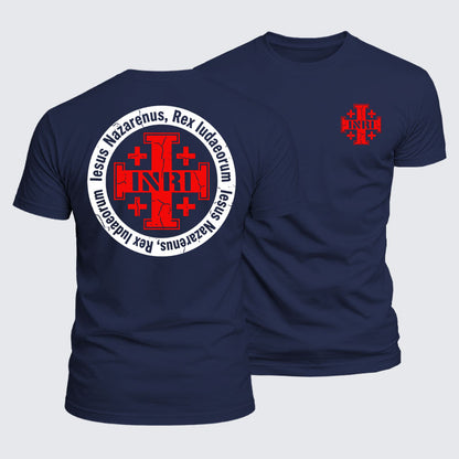 Luxe Mercerized Cotton Tee - INRI Jesus Of Nazareth King Of The Jews