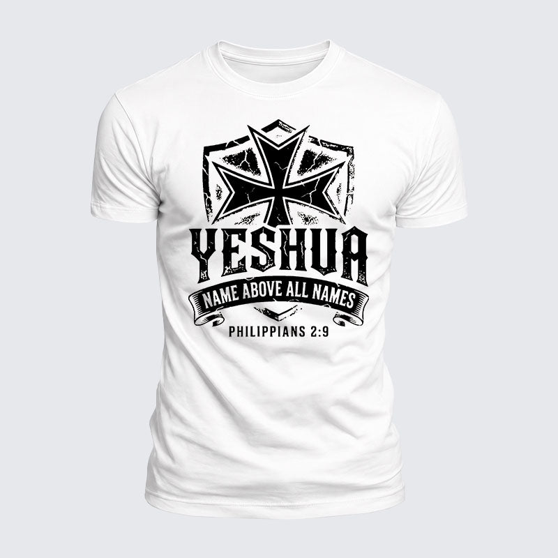 Luxe Mercerized Cotton Tee -  Yeshua Name Above All Names
