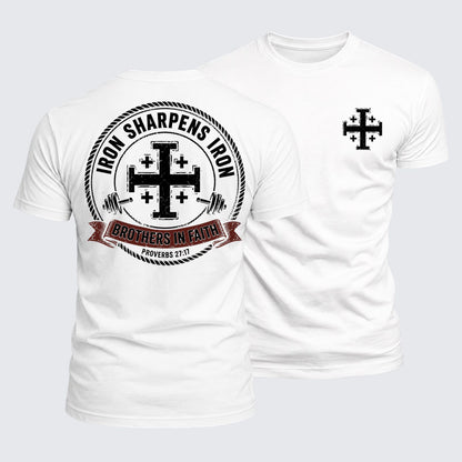 Luxe Mercerized Cotton Tee -  Iron Sharpens Brothers In Faith