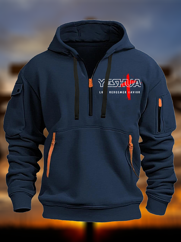 Yeshua Lord Redeemer Savior Jesus God Christian Zipper Hoodies