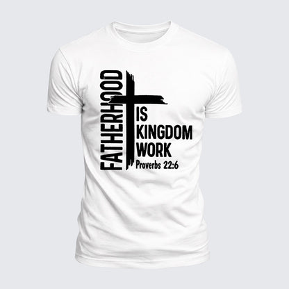 Luxe Mercerized Cotton Tee -  Fatherhood is Kingdom Work