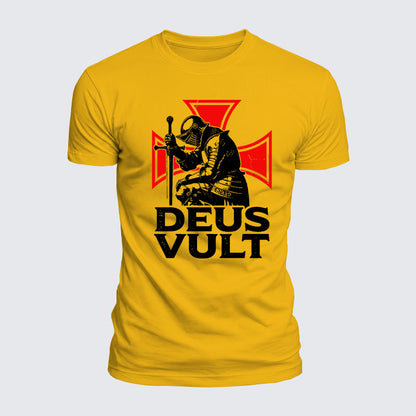 Luxe Mercerized Cotton Tee - Deus Vult