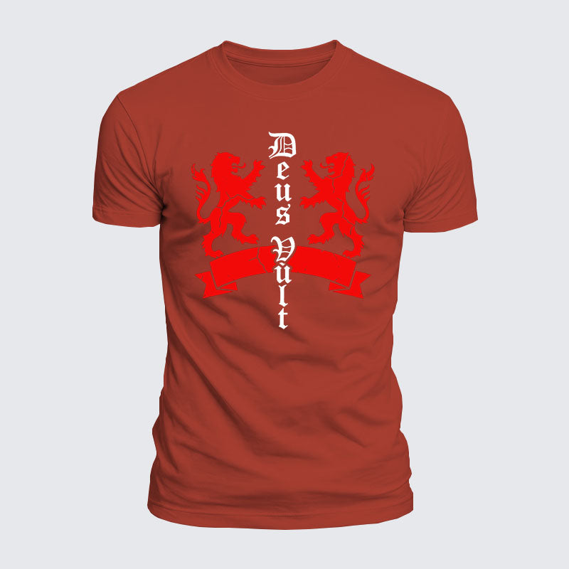 Luxe Mercerized Cotton Tee - Deus Vult