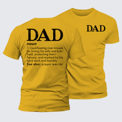 Luxe Mercerized Cotton Tee - Dad See Also Prayer Warrior