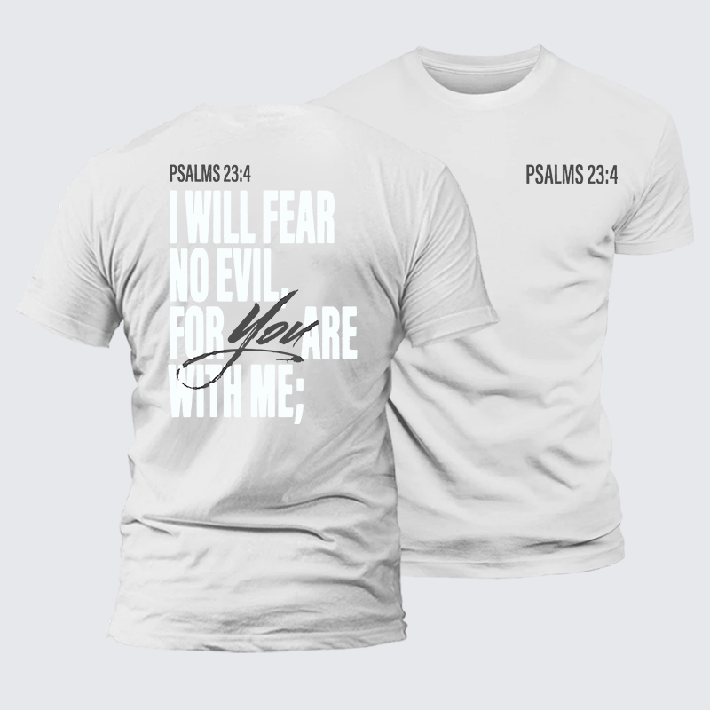 Luxe Mercerized Cotton Tee - Fear No Evil