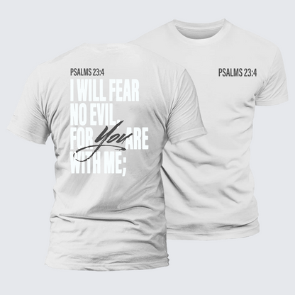 Luxe Mercerized Cotton Tee - Fear No Evil