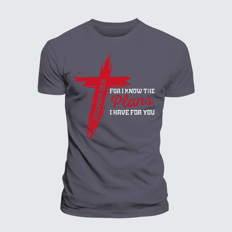 Luxe Mercerized Cotton Tee - I Know The Plans I Have For You