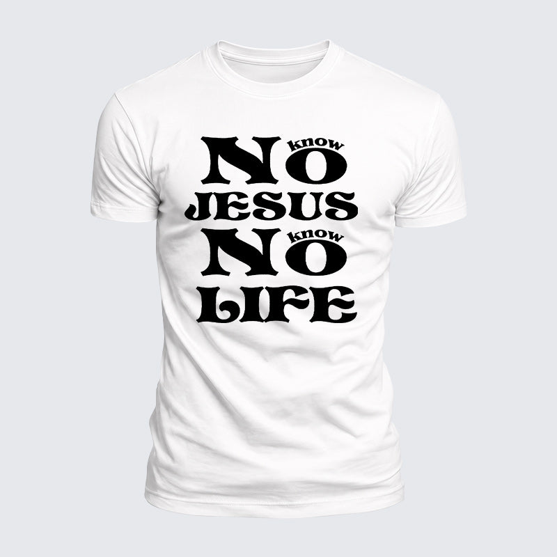 Luxe Mercerized Cotton Tee - No Jesus No Life