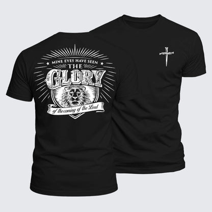Luxe Mercerized Cotton Tee - Mine Eyes Have Seen The Glory