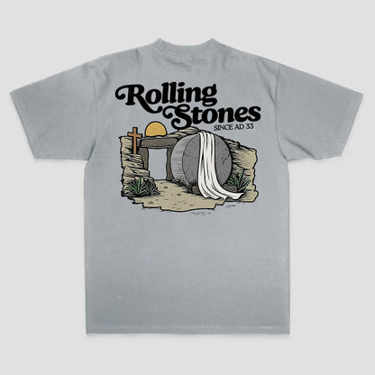 Rolling Stones Since Ad 33 Printed Men's T-shirt