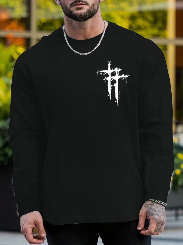 Men's Vintage Faith Long Sleeve T-Shirt