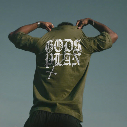 God's Plan Printed Men's T-shirt