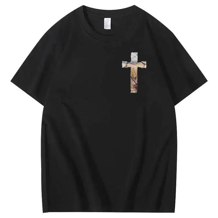 God Turns Broken Pieces Into Masterpieces Christian Pattern Crew Neck T-Shirt