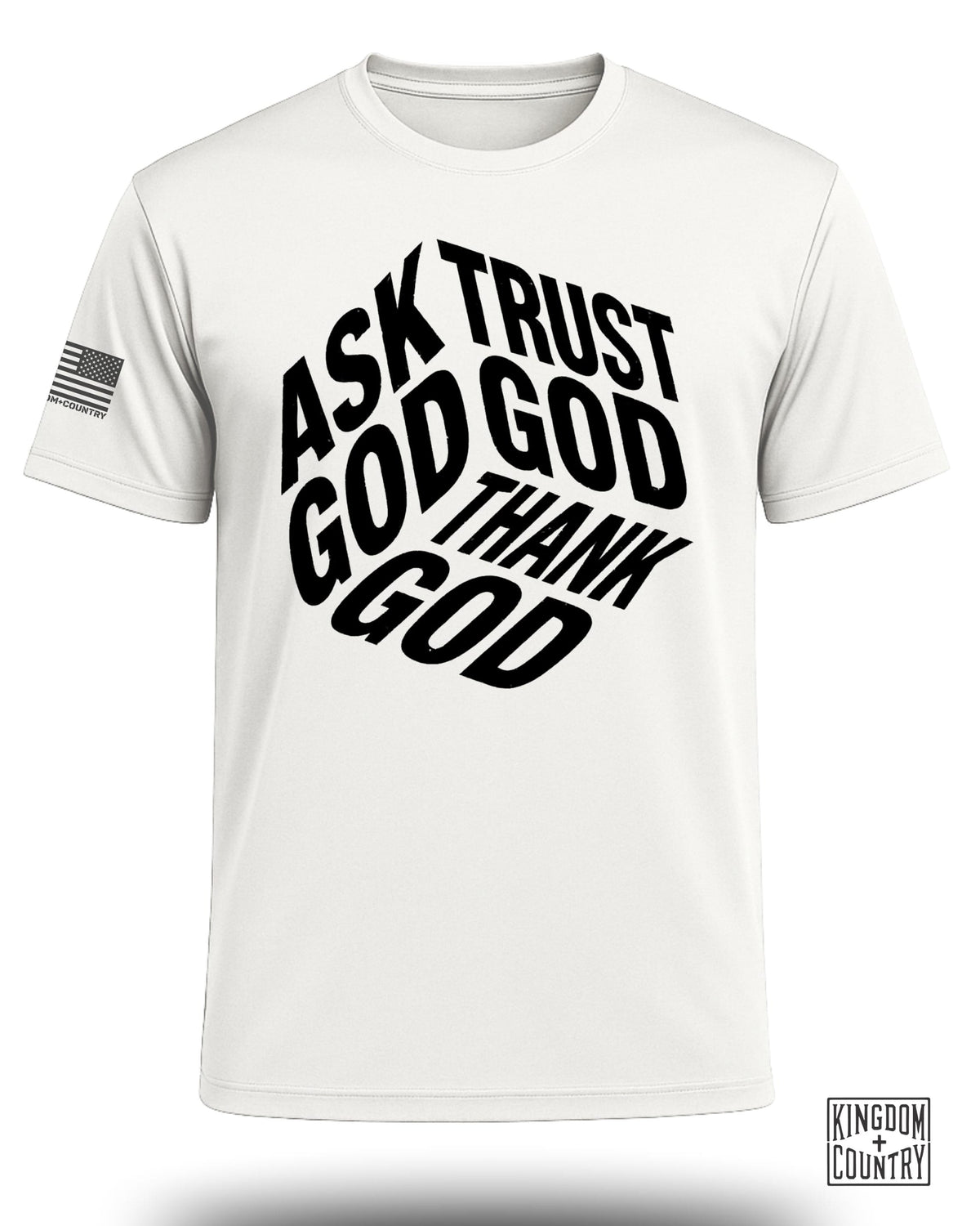 Ask Trust Thank God Performance Shirt