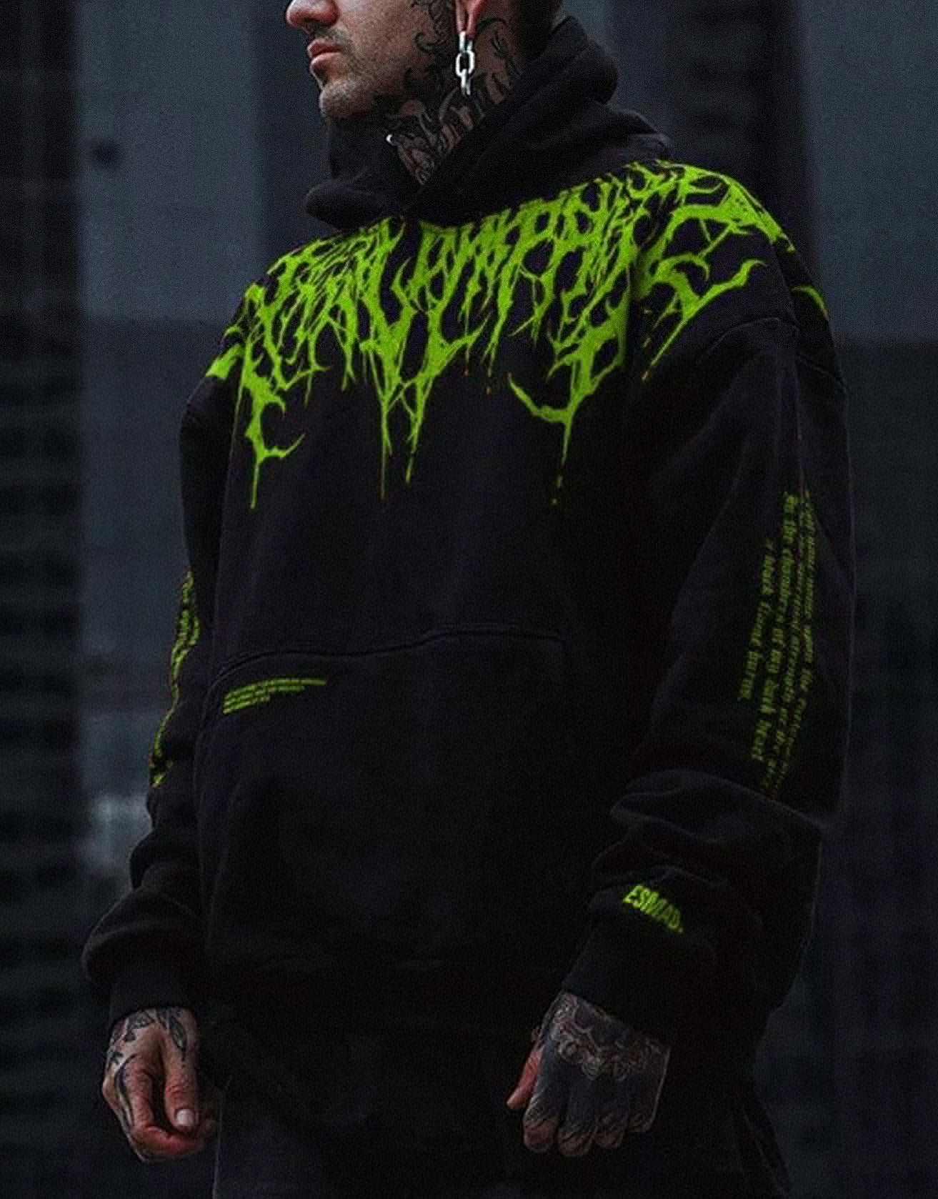 Demon's Blood Oversized Thick Warm Hoodie