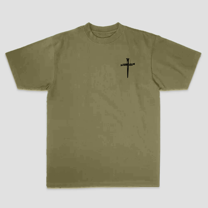 If You Bring Up My Past You Should Know That Jesus Dropped The Charges Printed Men's T-shirt