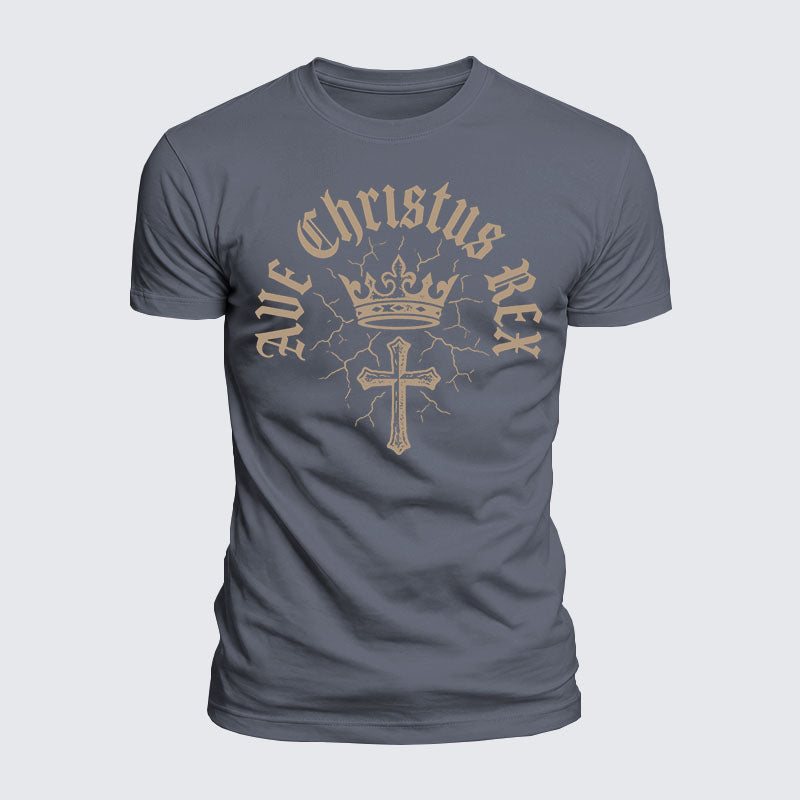 Luxe Mercerized Cotton Tee - Ave Christus Rex