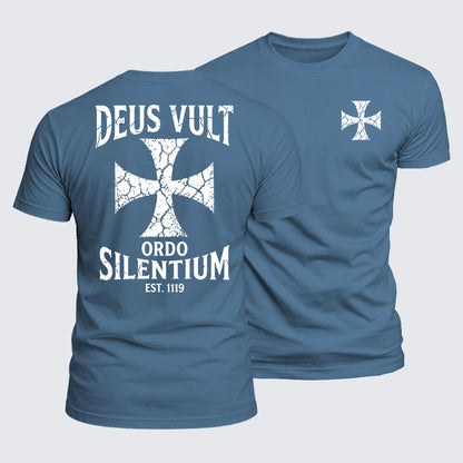 Luxe Mercerized Cotton Tee - Deus Vult