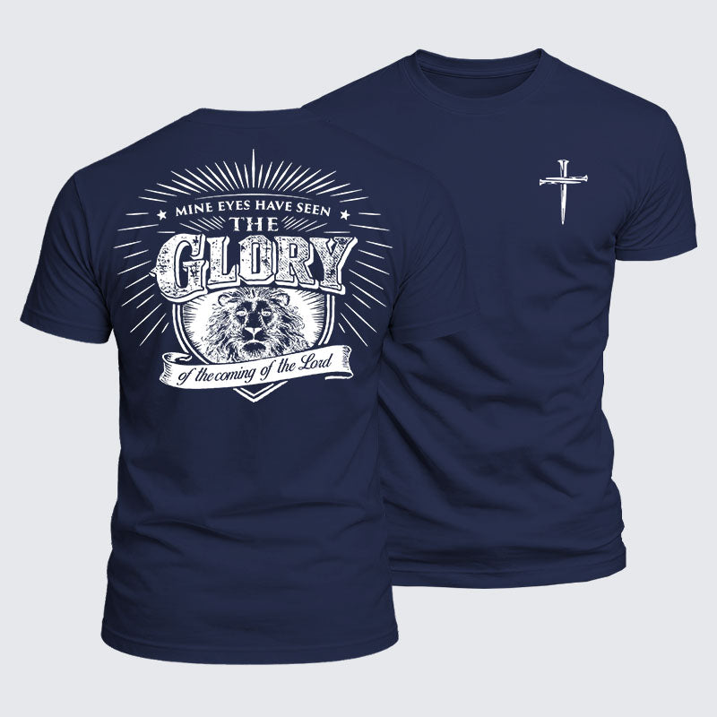 Luxe Mercerized Cotton Tee - Mine Eyes Have Seen The Glory