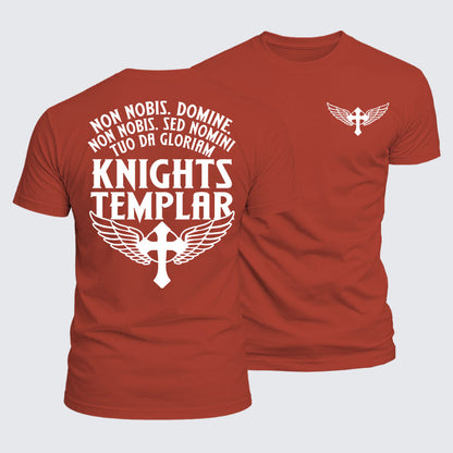 Luxe Mercerized Cotton Tee - Non Nobis Domine, Non Nobis, Sed Nomini Tuo Da Gloriam