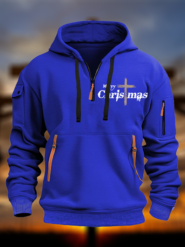 Merry Chrismas  Jesus God Christian Zipper Hoodies