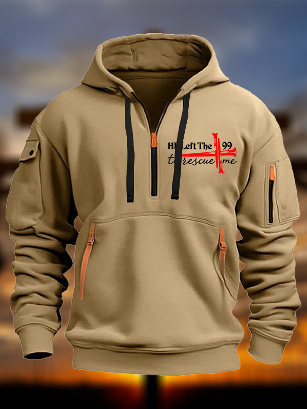 He Left The 99 To Rescue Me Jesus God Christian Zipper Hoodies