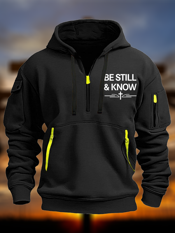 Be Still & Know Jesus God Christian Zipper Hoodies