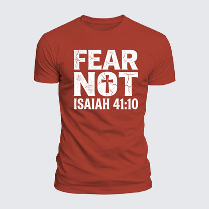 Luxe Mercerized Cotton Tee - Fear Not Isaiah 41:10