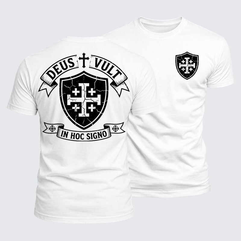 Luxe Mercerized Cotton Tee - Deus Vult