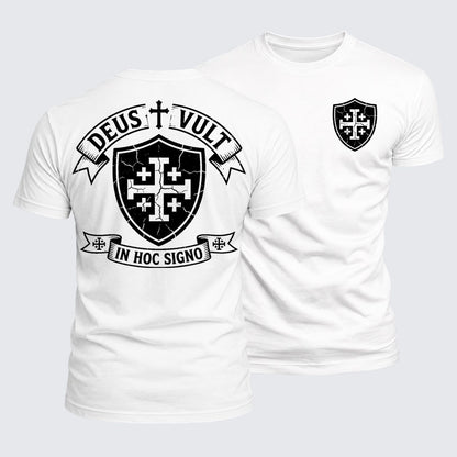 Luxe Mercerized Cotton Tee - Deus Vult