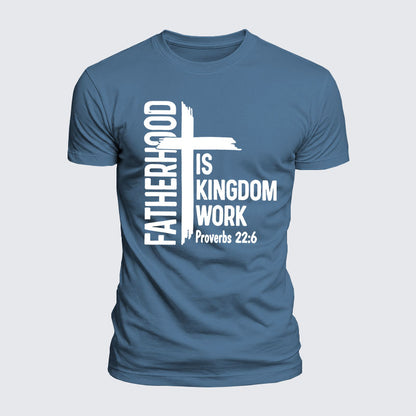 Luxe Mercerized Cotton Tee -  Fatherhood is Kingdom Work