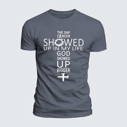 Luxe Mercerized Cotton Tee - The Devil Saw Me Until I Said Amen