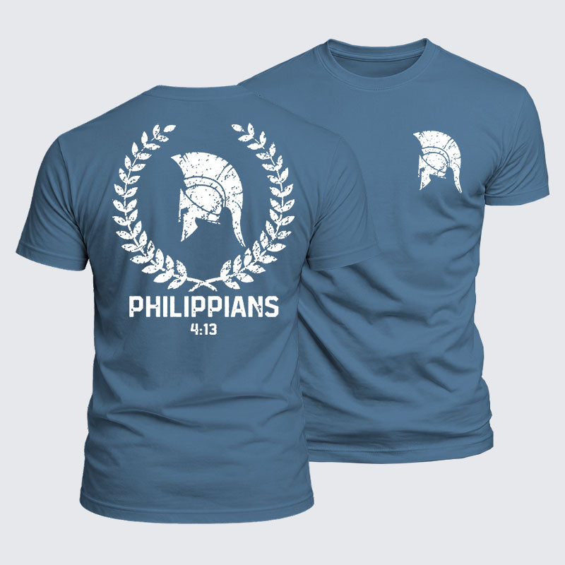 Luxe Mercerized Cotton Tee - PHILIPPIANS 4:13